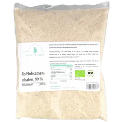 Flohsamenschalen Bio 99% Reinheit 400 g