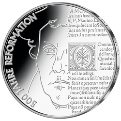 20-Euro-Silber-Gedenkmünze 2017 '500 Jahre Reformation' – Stempelglanz
