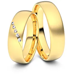 Trauringe Stralsund 585er Gelbgold - 5349