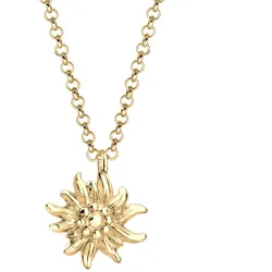 Elli Edelweiss Symbol Anhänger Tracht 925 Silber Ketten   Damen 