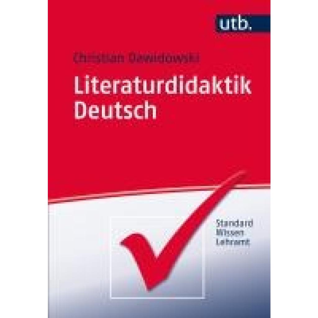 Literaturdidaktik Deutsch (Dawidowski, Christian)