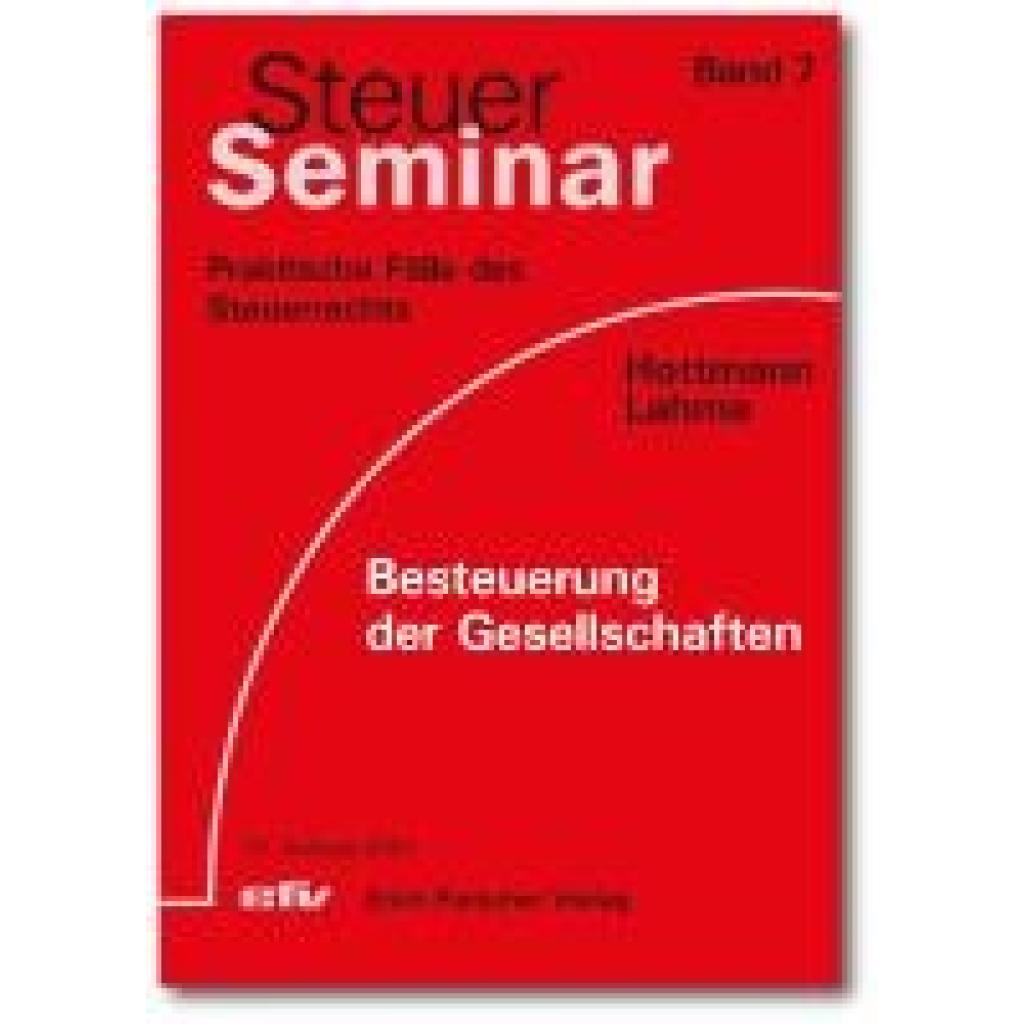 Besteuerung der Gesellschaften (Hottmann, Jürgen)