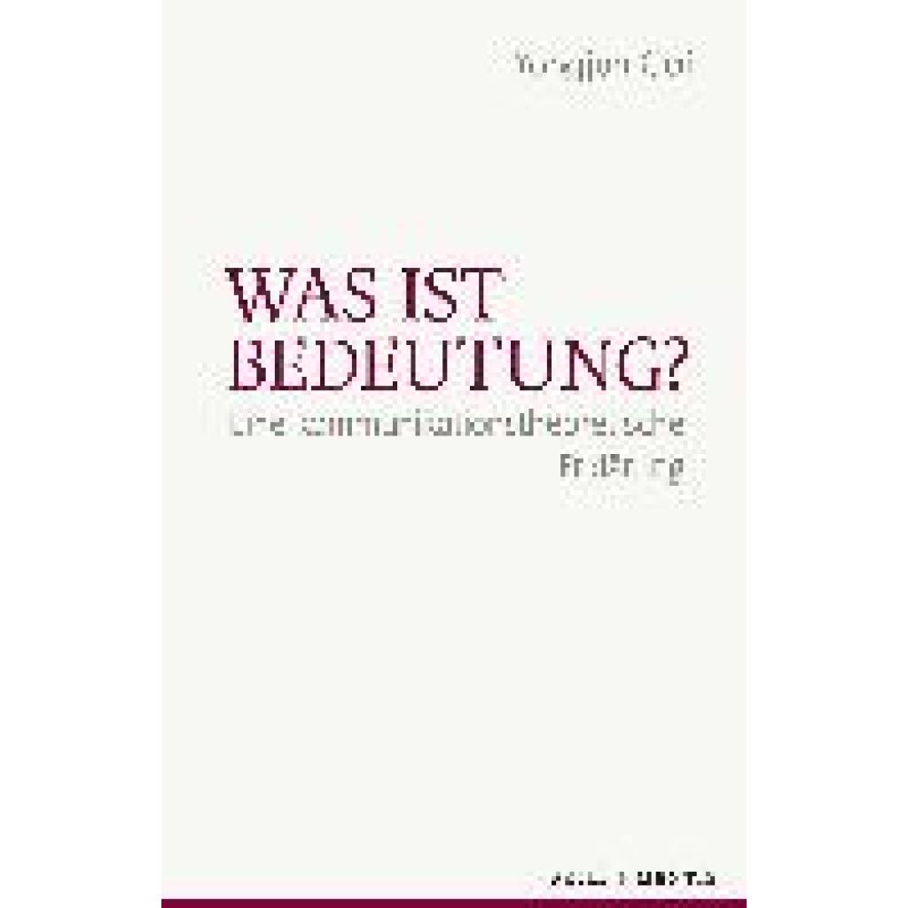 Cai, Yongjun: Was ist Bedeutung?